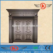 JK-C9027 luxury bronze villa door antique copper door design for sale